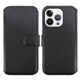 Rvelon iPhone 15 Pro -aidonnahan suojakotelo, musta
