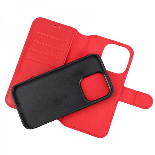 Rvelon iPhone 15 Pro Magneettinen irrotettava kuori Punainen