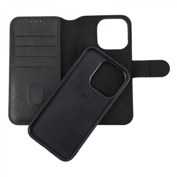 Rvelon iPhone 15 Pro Magneettinen irrotettava kuori, musta