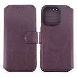Rvelon iPhone 15 Pro Kotelo 4 korttipaikkaa MagSafe violetti