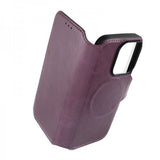 Rvelon iPhone 15 Pro Kotelo 4 korttipaikkaa MagSafe violetti