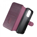 Rvelon iPhone 15 Pro Kotelo 4 korttipaikkaa MagSafe violetti
