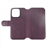 Rvelon iPhone 15 Pro Kotelo 4 korttipaikkaa MagSafe violetti