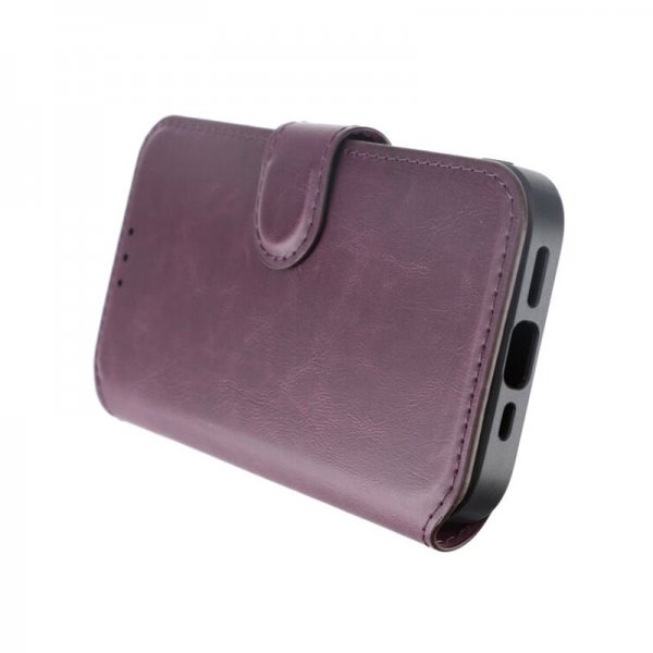 Rvelon iPhone 15 Pro Kotelo 4 korttipaikkaa MagSafe violetti