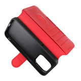 Rvelon iPhone 15 Pro Kotelo 4 Korttipaikkaa MagSafe Punainen
