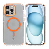 Rvelon iPhone 15 Pro -kuori vahvistetuilla kulmilla, oranssi