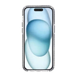 Rvelon iPhone 15 Pro Kuori TPU MagSafe Musta Läpinäkyvä