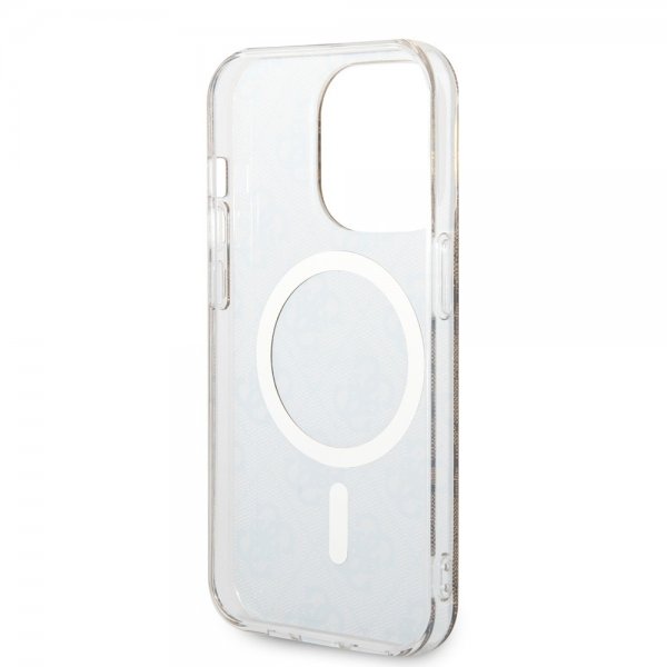 Guess iPhone 15 Pro Kuoret 4G Pattern MagSafe Ruskea