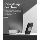 Ringke iPhone 15 Pro -suojakuori Alles MagSafe, tummanvihreä