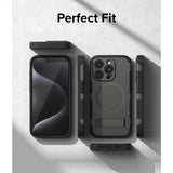 Ringke iPhone 15 Pro -suojakuori Alles MagSafe Gun Metal