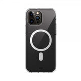 Xqisit iPhone 15 Pro -suojakuori Antishock Case MagSafe Läpinäkyvä