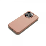 Nudient iPhone 15 Pro Kuori Base Case Peach Orange