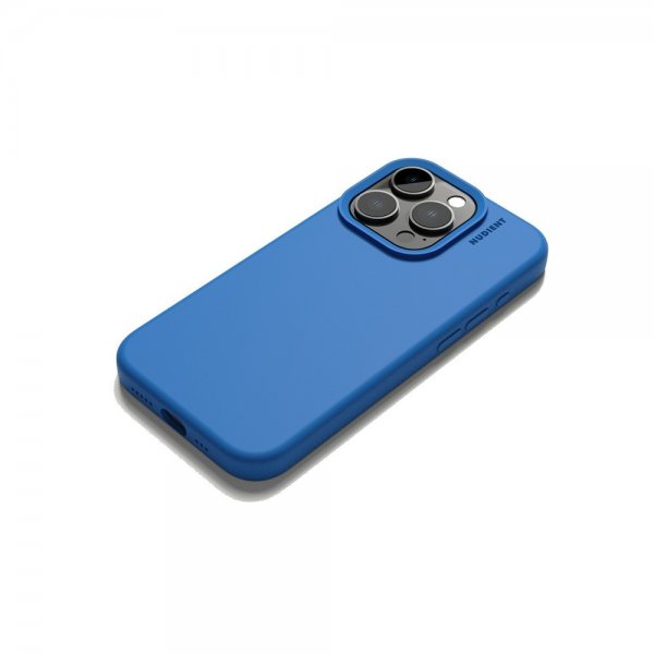 Nudient iPhone 15 Pro -kuori Base Case Vibrant Blue