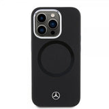 Mercedes Benz iPhone 15 Pro Bicolor MagSafe -suojakuori, musta