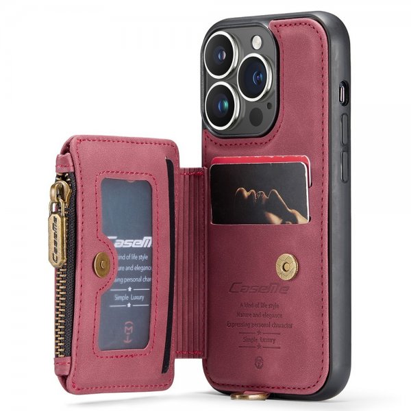 CaseMe iPhone 15 Pro -suojakuori C20 Series Punainen