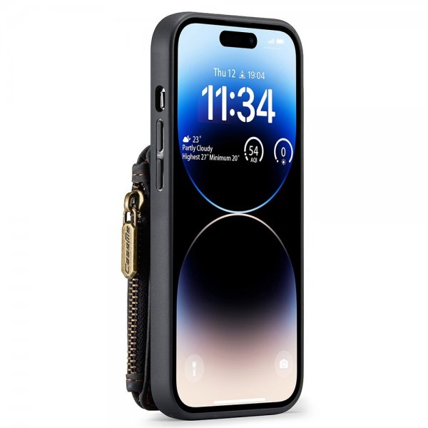 CaseMe iPhone 15 Pro -suojakuori C20 Series, musta