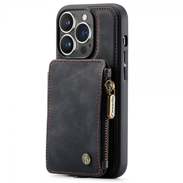 CaseMe iPhone 15 Pro -suojakuori C20 Series, musta