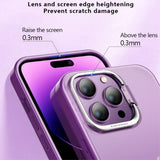 X-Level iPhone 15 Pro Kuori Kamerakehys Jalusta Violetti