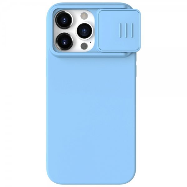 Nillkin iPhone 15 Pro Kuori CamShield Silky Vaaleansininen