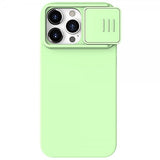 Nillkin iPhone 15 Pro Kuori CamShield Silky MagSafe Vaaleanvihreä