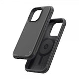 Clckr iPhone 15 Pro -kuori hiilikuitu MagSafe musta