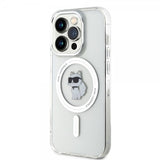 Karl Lagerfeld iPhone 15 Pro -kuori Choupette MagSafe Transparent