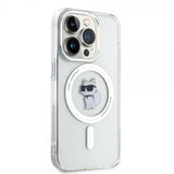 Karl Lagerfeld iPhone 15 Pro -kuori Choupette MagSafe Transparent