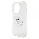 Karl Lagerfeld iPhone 15 Pro -kuori Choupette MagSafe Transparent