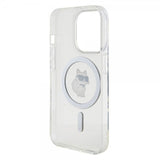 Karl Lagerfeld iPhone 15 Pro -kuori Choupette MagSafe Transparent