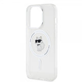 Karl Lagerfeld iPhone 15 Pro -kuori Choupette MagSafe Transparent