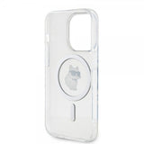 Karl Lagerfeld iPhone 15 Pro -kuori Choupette MagSafe Transparent