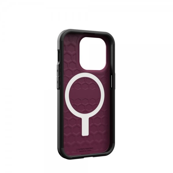 Urban Armor Gear (UAG) iPhone 15 Pro Civilian MagSafe -suojakuori, bordeaux