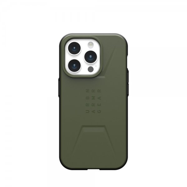 Urban Armor Gear (UAG) iPhone 15 Pro -suojakuori Civilian MagSafe Olive Drab