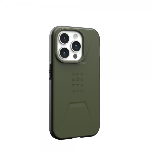 Urban Armor Gear (UAG) iPhone 15 Pro -suojakuori Civilian MagSafe Olive Drab