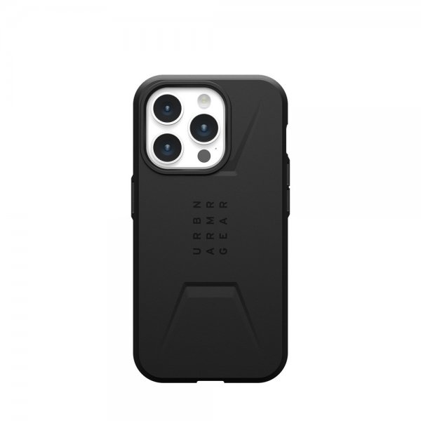 Urban Armor Gear (UAG) iPhone 15 Pro -kuori Civilian MagSafe Musta