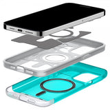 Spigen iPhone 15 Pro -suojakuori Classic C1 MagFit Bondi Blue