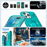 Spigen iPhone 15 Pro -suojakuori Classic C1 MagFit Bondi Blue