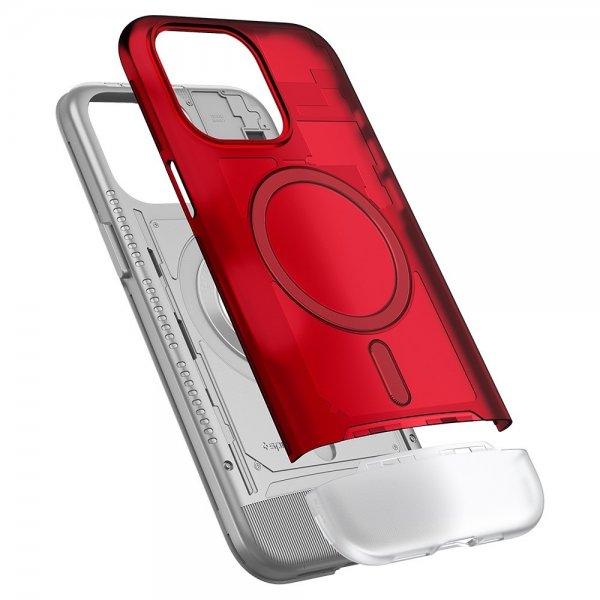 Spigen iPhone 15 Pro -suojakuori Classic C1 MagFit Ruby