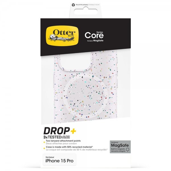 Otterbox iPhone 15 Pro -kuori Core MagSafe Sprinkles