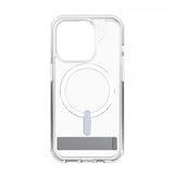 ZAGG iPhone 15 Pro Kuori Crystal Palace Snap Kickstand Transparent