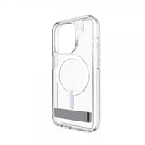 ZAGG iPhone 15 Pro Kuori Crystal Palace Snap Kickstand Transparent