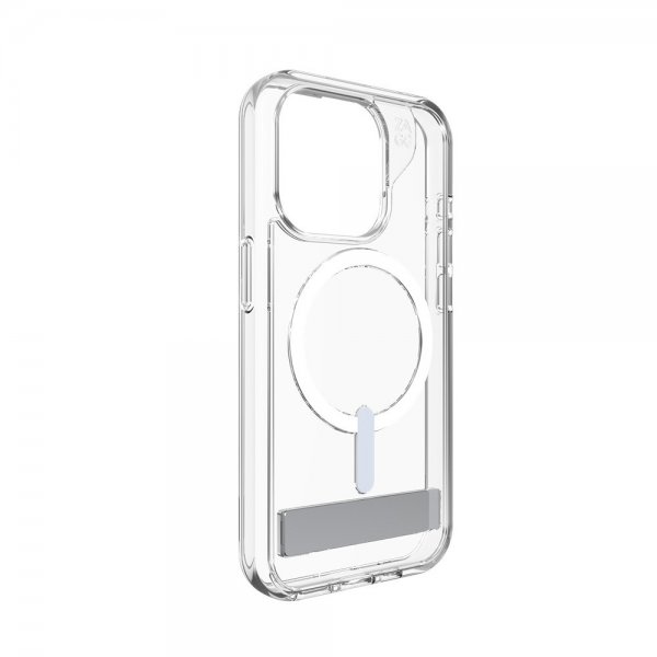 ZAGG iPhone 15 Pro Kuori Crystal Palace Snap Kickstand Transparent
