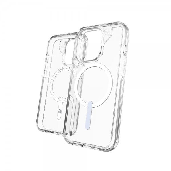 ZAGG iPhone 15 Pro -suojakuori Crystal Palace Snap Transparent