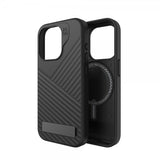 ZAGG iPhone 15 Pro -suojakuori Denali Snap Kickstand Musta