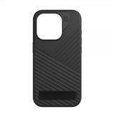 ZAGG iPhone 15 Pro -suojakuori Denali Snap Kickstand Musta