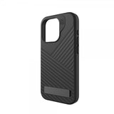 ZAGG iPhone 15 Pro -suojakuori Denali Snap Kickstand Musta