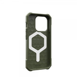 Urban Armor Gear (UAG) iPhone 15 Pro -suojakuori Essential Armor MagSafe Olive Drab