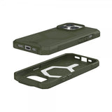 Urban Armor Gear (UAG) iPhone 15 Pro -suojakuori Essential Armor MagSafe Olive Drab