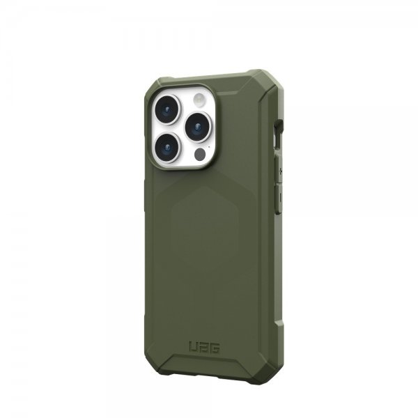 Urban Armor Gear (UAG) iPhone 15 Pro -suojakuori Essential Armor MagSafe Olive Drab