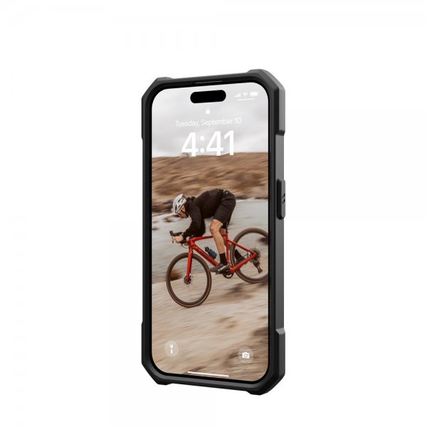 Urban Armor Gear (UAG) iPhone 15 Pro -suojakuori Essential Armor MagSafe, musta